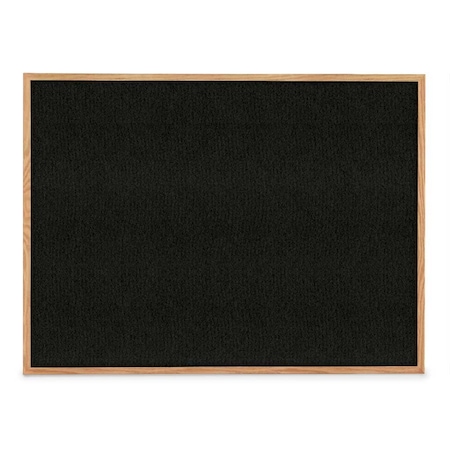 United Visual Products Sliding Door Indoor Enclosed Corkboard, 4 UV9001ACSH4824-BLACK-SURF